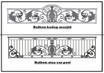 Desain Pagar Balkon Besi tempa